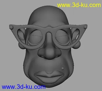 3D打印模型玛丽和马克思中的妖老太太的图片