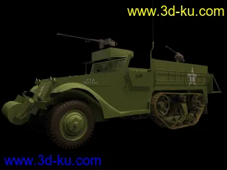 3D打印模型M3-A装甲车的图片