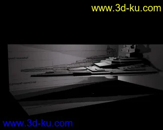 3D打印模型歼星舰低模（算是低模吧）的图片