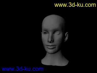 3D打印模型女人头的图片