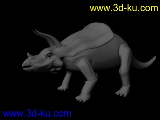 3D打印模型角龙的图片