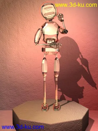 3D打印模型小型机器人的图片