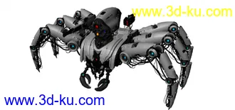 3D打印模型机械蜘蛛的图片