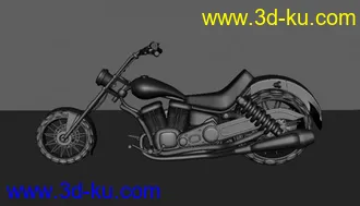3D打印模型哈雷机车的图片