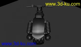 3D打印模型哈雷机车的图片