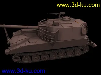 3D打印模型M109坦克的图片