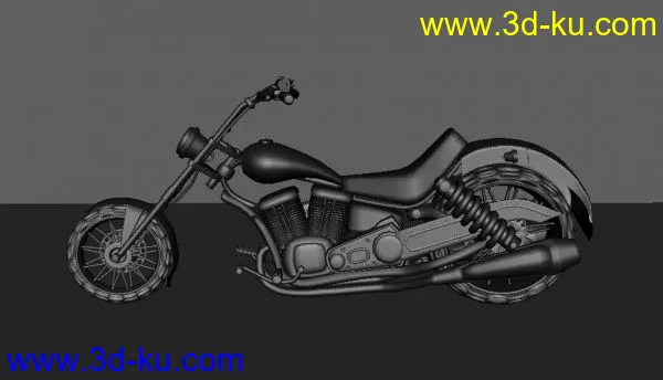 哈雷摩托车模型的图片1