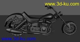 3D打印模型哈雷摩托车的图片