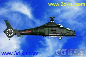 3D打印模型中国陆航Z-19直升机的图片