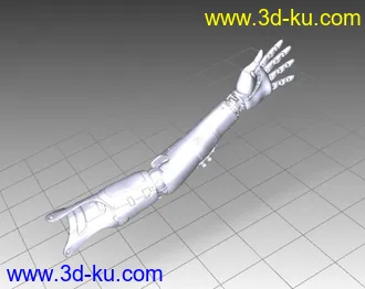3D打印模型一对机械手，obj的，有贴图，带Templates的图片