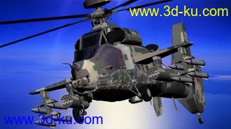 3D打印模型中国陆航Z-19直升机的图片