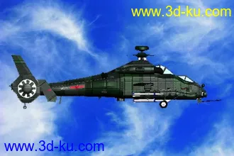 3D打印模型中国陆航Z-19直升机的图片