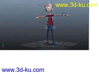 3D打印模型老外的卡通人物绑定的图片