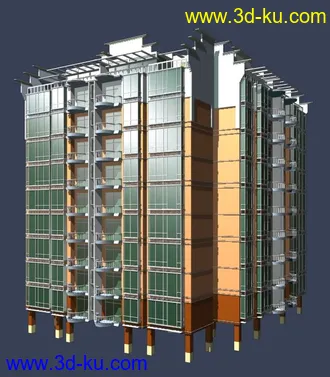 自己收集的建筑模型3的图片