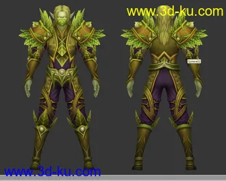 3D打印模型娜迦狂怒斗士的图片