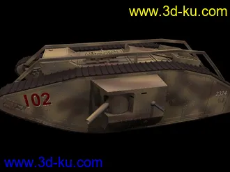 3D打印模型MALE坦克的图片