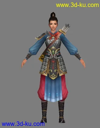 3D打印模型游戏女角色的图片