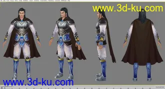 3D打印模型游戏男角色的图片