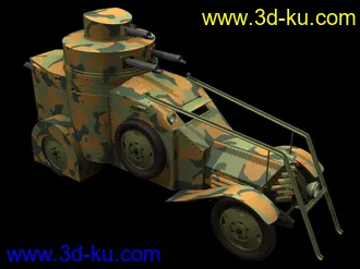 3D打印模型ANSA_IZ装甲车的图片