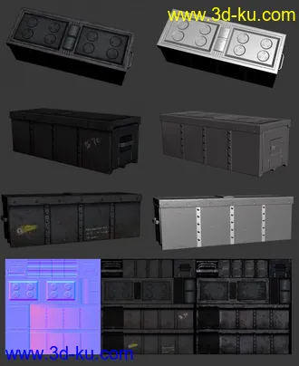 3D打印模型闲暇是做的次时代箱子的图片