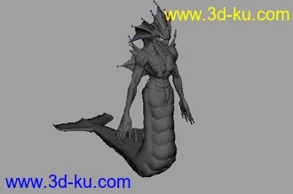 3D打印模型蛇妖的图片