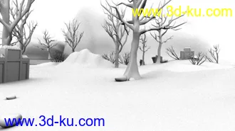 3D打印模型荒山野岭 孤坟……的图片