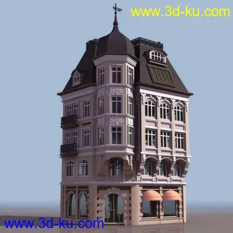 几个国外3DS精品建筑装饰模型的图片