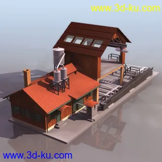 几个国外3DS精品建筑装饰模型的图片