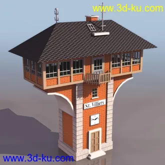 几个国外3DS精品建筑装饰模型的图片