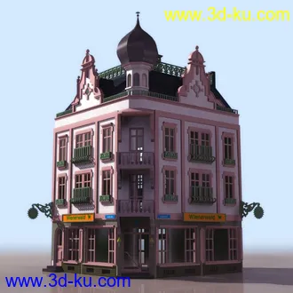 几个国外3DS精品建筑装饰模型的图片