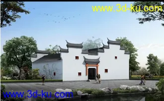 3D打印模型单体建筑的图片