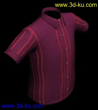 精品服装3D模型，有材质、带贴图！的图片