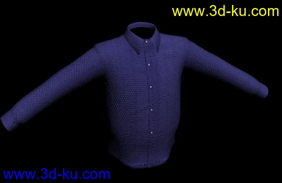 精品服装3D模型，有材质、带贴图！的图片5