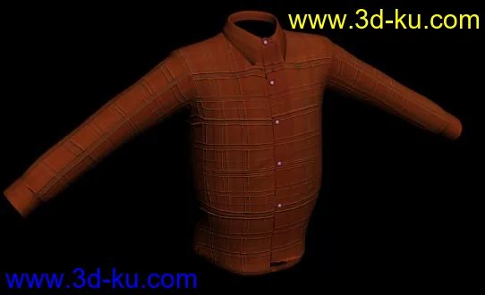 精品服装3D模型，有材质、带贴图！的图片6