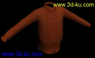 精品服装3D模型，有材质、带贴图！的图片