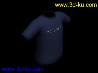 精品服装3D模型，有材质、带贴图！的图片