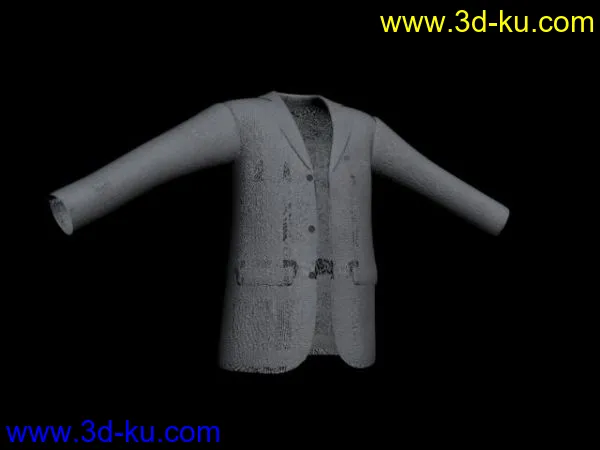 精品服装3D模型，有材质、带贴图！的图片30
