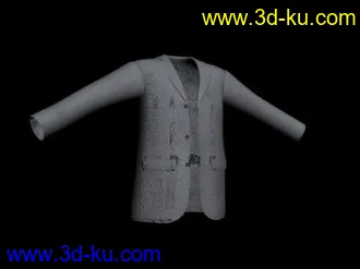精品服装3D模型，有材质、带贴图！的图片