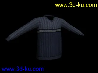 精品服装3D模型，有材质、带贴图！的图片