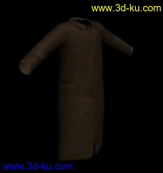 精品服装3D模型，有材质、带贴图！的图片