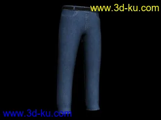 精品服装3D模型，有材质、带贴图！的图片