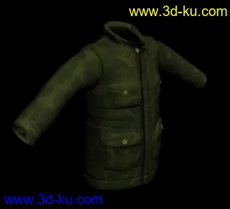 精品服装3D模型，有材质、带贴图！的图片