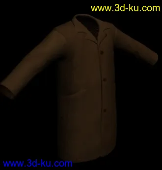 精品服装3D模型，有材质、带贴图！的图片