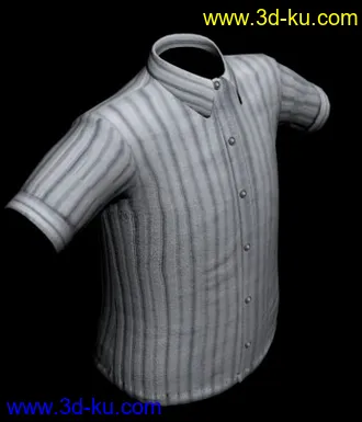 精品服装3D模型，有材质、带贴图！的图片