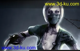 3D打印模型战地之王女丧尸的图片