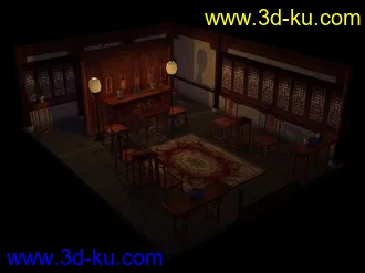 3D打印模型室内的图片