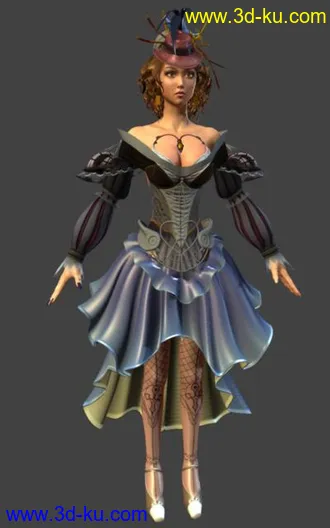 3D打印模型水晶石技法角色建模（精模）的图片