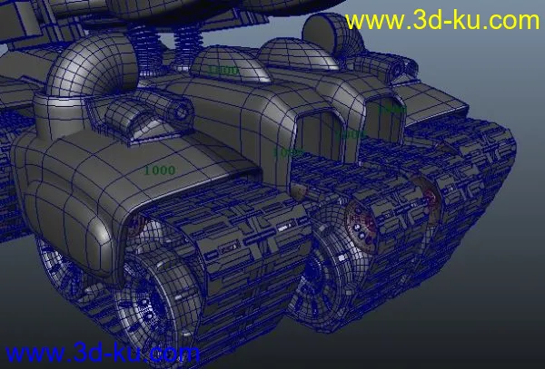 机械类高级坦克道具模型的图片2