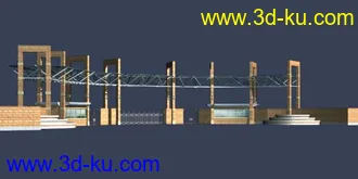 3D打印模型入口大门系列2的图片