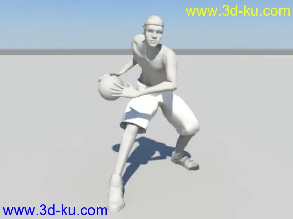绑定好的篮球小伙模型的图片2